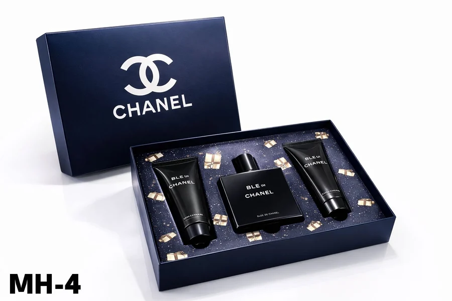 CHANEL طقم عطر + بدي لوشن + بدي واش 3 رقم 100ML