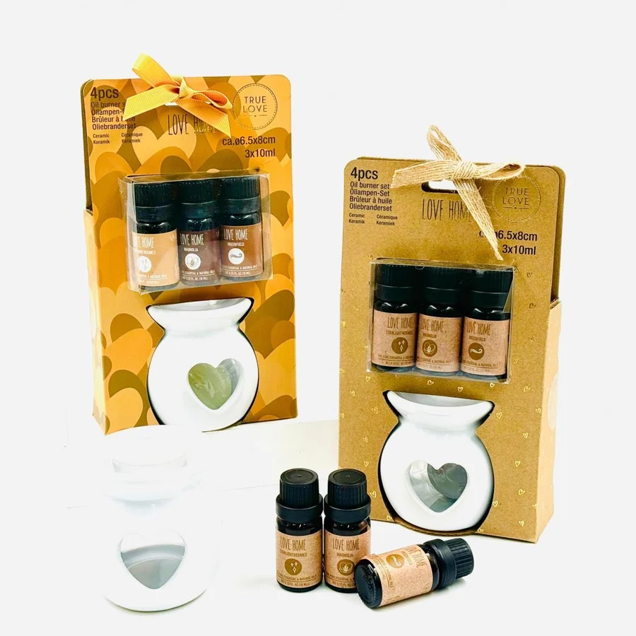 طقم عطر + شمع 2 روائح
