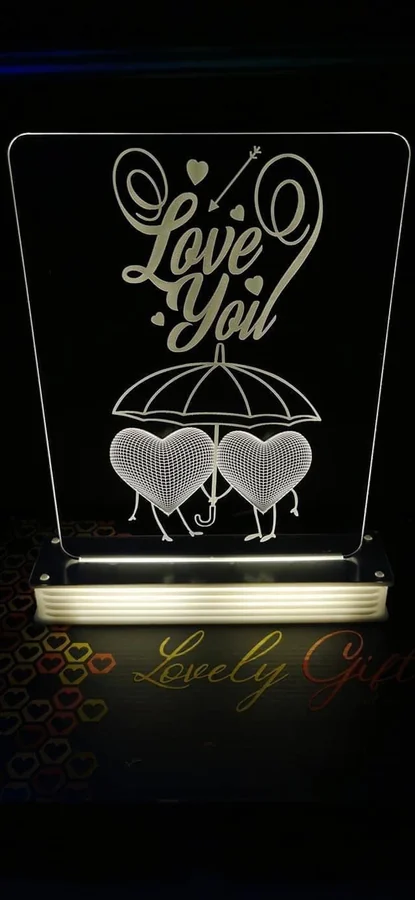رقم ) 11 ( LOVE YOU تحفه مضيء